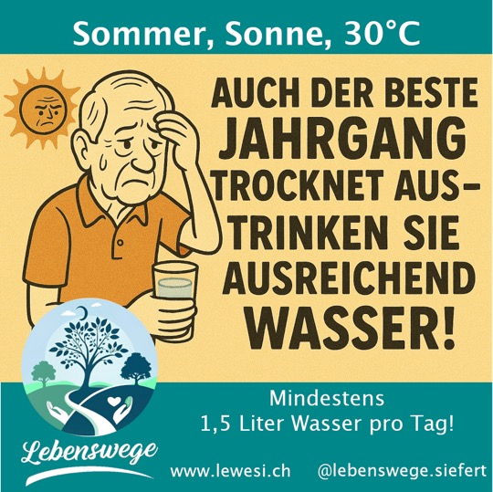 Wasser trinken sujet